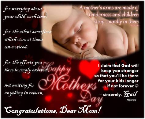 Congratulations, Dear Mom